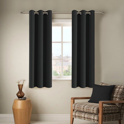Rosinski Modern Soild Grommet Room Darkening Thermal Curtain Panels